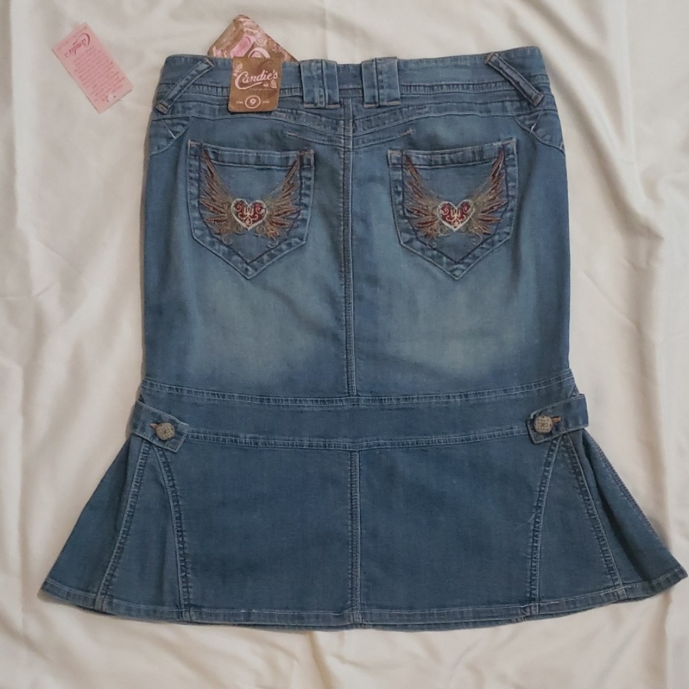 Denim Skirt  Fit and Flare by Candie's